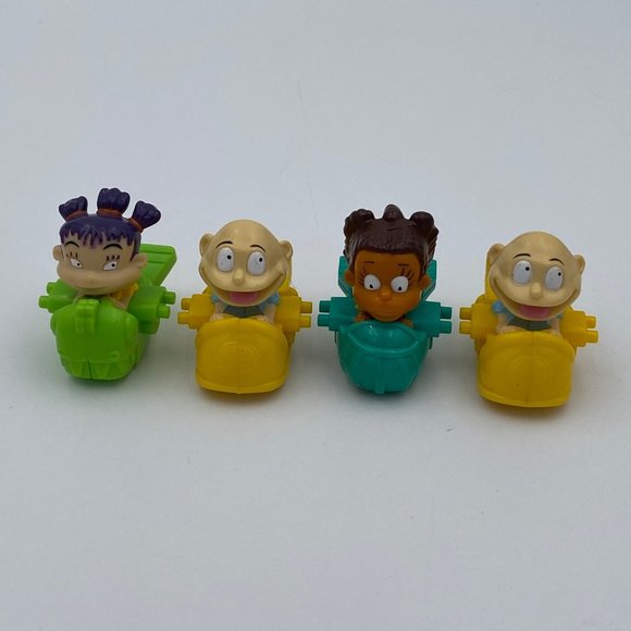 Rugrats Movie Burger King Coaster Toys Lot of 4 Kimi Susie 2 Tommy Picklles - Picture 1 of 11